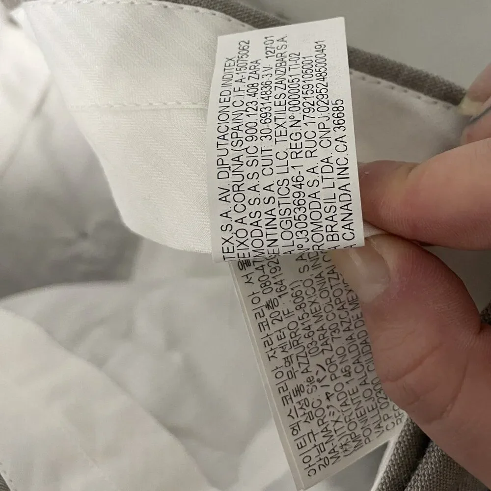 Zara mens trouser